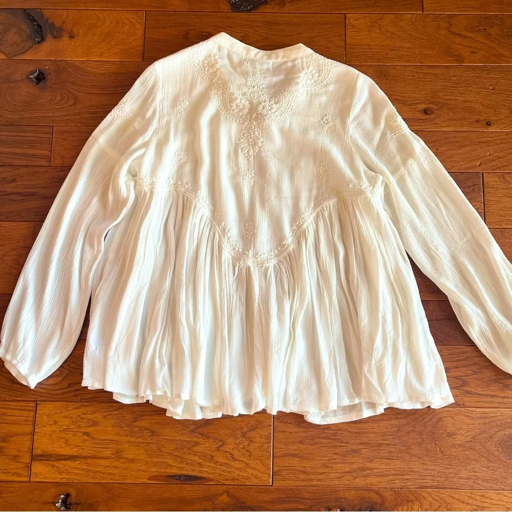 Rachel Zoe White blouse NWT - Picture 3 of 6